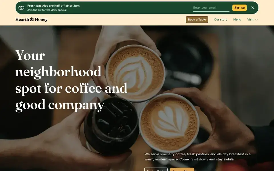 The Hearth & Home website